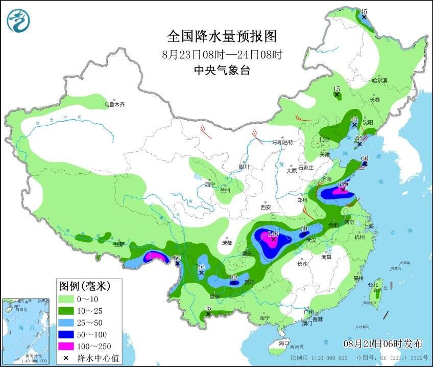 中國大暴雨最新預報，山東地區暴雨預警聚焦